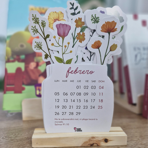 Calendario Hero Moms de flores